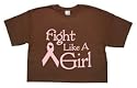 Fight Like A Girl Breast Cancer Ribbon T-Shirt
