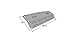 Music City Metals 93501 Porcelain Steel Heat Plate Replacement for Gas Grill Model Dyna-Glo DGP350NP