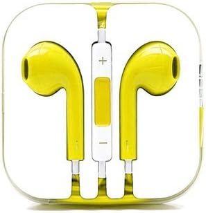 SWAPCORP Ear Pods for iPhone 6/6 Plus/5C/5S/5 Earphones by SWAPTECH - Non-Retail Packaging -  Yellow