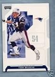 2006 Playoff NFL Playoffs 65 Tedy Bruschi / New England Patriots / Football Cards - In Protective Top Loader - Sports Trading Cards Collecting