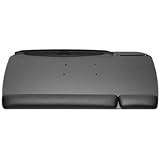 WorkRite UB-485-25 Combo Split-Pad 27" Ultra-Thin Keyboard Tray w/ Foam-filled wrist rests (Arm not included, tray only)