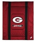 Georgia Bulldogs Sideline Jersey Bed Comforter NCAA