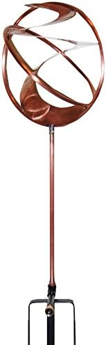 Medium Seashell Copper Water Sprinkler with Copper Stem and Heavy Steel Tripod Included **FREE SHIPPING**