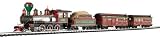 Bachmann White Christmas Express Ready To Run Electric Train Set - Large "G" Scale