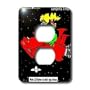Londons Times Funny Aliens Cartoons - Alien Midlife Crisis - Light Switch Covers - 2 plug outlet cover