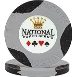 100 Paulson National Poker Series Chips - No value Gray