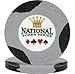 Set of 10 National Poker Series PaulsonR Chip - No value Gray