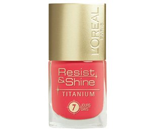 Vernis à Ongles - Resist & Shine Titanium - N°430 Rose Corail - L'Oréal Vernis à Ongles - Resist & Shine Titanium - N°430 Rose Corail - L'Oréal