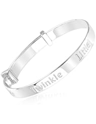 0.01 Cts Diamond TWINKLE TWINKLE Bangle in Silver