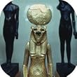 Coaster Set - 4 pcs - SQUARE - Designer Coasters: Country: Egypt - (CSCEG-104) Egyptian Artifact