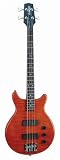 Slammer SB4F Flame Top Short Scale Bass, Antique Natural