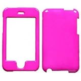 Fits Apple iPod Touch iTouch 2nd Generation Snap on Protector Faceplate Cover Housing Hard Case - Solid Hot Pink