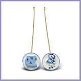 University of North Carolina Tar Heels Ceiling Fan Pulls (Set of 2)