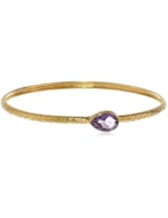 Eddera Jewelry Dina Pear Bangle Bracelet, 8.25"