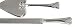 Hortense B. Hewitt Wedding Accessories Reflective Heart Cake Knife and Server Set