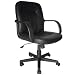 General Mid-Back 305M Executive Leather Office Chair - Black
