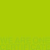 WE ARE ONE -CERTIFICATE-