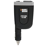 Black & Decker PI100SB 100 Watt Plug-In Power To Go MicroSlim AC/USB Power Inverter