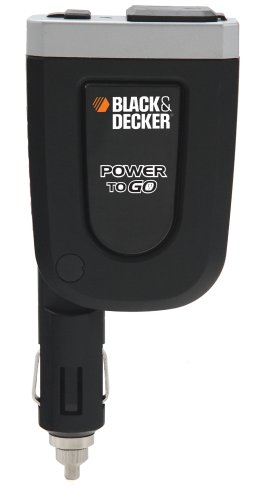 Black & Decker PI100SB 100 Watt Plug-In Power To Go MicroSlim AC/USB Power Inverter
