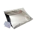 Ready Essentials Mylar Bags (Set of 10) 5 Gallon 20 x 30 Bag with 2000cc Oxygen Absorber - for Dried Dehydrated and Long Term Food Storage