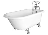 Leg Tub by American Bath Factory - P1-TE-RH in Chrome
