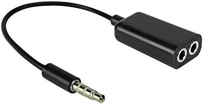 Nokia C7-00 Audio Splitter Headset Share Adapter Black