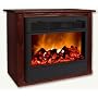 Heat Surge Fireplace with Amish Made Mantle Cherry