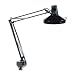 Ledu L445BK - Three-Way Incandescent/Fluorescent Clamp-On Lamp, 40 Inch Reach, Black-LEDL445BK