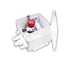 Rule 98A-24 Marine Shower Drain Kit (800 -GPH , 24-Volt, Multi-Port Inlet, Mercury Free)