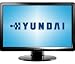 Hyundai - W220D - Ecran plat TFT 22 Wide - 1680 x 1050 - 3000:1 (dynamique) - 2 ms - DVI, VGA - Haut-parleurs - Noir/blanc