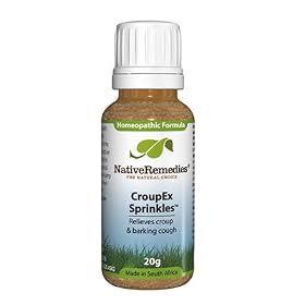 Click here to buy CroupEx Sprinkles to Temporarily Relieve Croup and Barking Cough (20g) by Native Remedies.