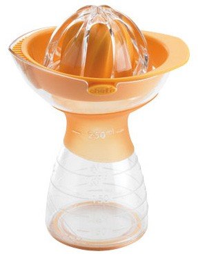 Chef'n Juicester Citrus Juicer / Reamer, Clear and Citrus
