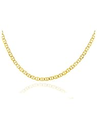 Flat Mariner 10k Gold Chain Necklace (2.63 mm)