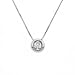 Karat Platinum .10 CT Diamond Donut Pendant