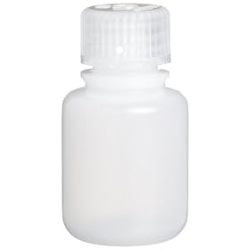 Nalgene Lab Sample Bottle, HDPE, Narrow-Mouth, 30mL (Case of 72)