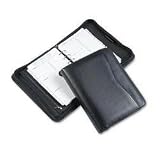 Day-Timer 82151 Organizer starter set verona leather binder, 5-1/2x8-1/2, black