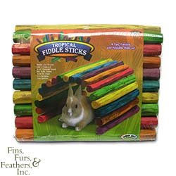Super Pet Tropical Fiddle Sticks for Small Pets (Large, 18 Inch L x 10 Inch W)
