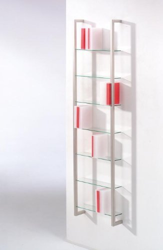 172cm DVD-Regal "Cubic" in Nickel
