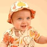 Sckoon Organic Cotton Summer Flap Hat Red Pear