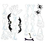 37 Skeletons Wall Stickers Accent Mural Stickups Room Wall Sticker Decor Stick Ups 37 Skeletons Wall Stickers-Accent Mural Stickups-Room Wall Sticker Decor Stick Ups