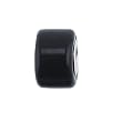 FROLIC Sterling Silver Black Murano Glass Barrel Charm