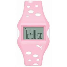Puma - 4325745 - Montre Femme - Quartz - Digitale - Chronom�tre - Bracelet R�sine rose