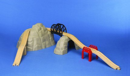 Childrens Toyshop  Used : Hill, Rail and Small Hill Expansion Set for Wooden Railway (compatible with other leading brands)