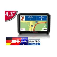 PEARL 4,3"/ 10,9 cm GPS-Navigationssystem VX-43 Easy Europa-Karten