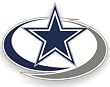 Dallas Cowboys 12"x12" Die-Cut Window Film - Football Sports Merchandise