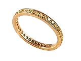 Art Deco Gold Diamond Band
