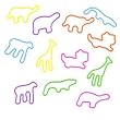 WILD THINGS Rubba Bandz Rubber Bands Bracelets 12pk