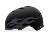  : Giro Flak Mountain Bike Helmet (Matte Black Flames, Small)