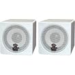 Pyle PCB3WT 3-Inch 100W Mini Cube Speaker (White)