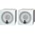 Pyle Home PCB3WT 3-Inch 100-Watt Mini Cube Bookshelf Speaker (White)